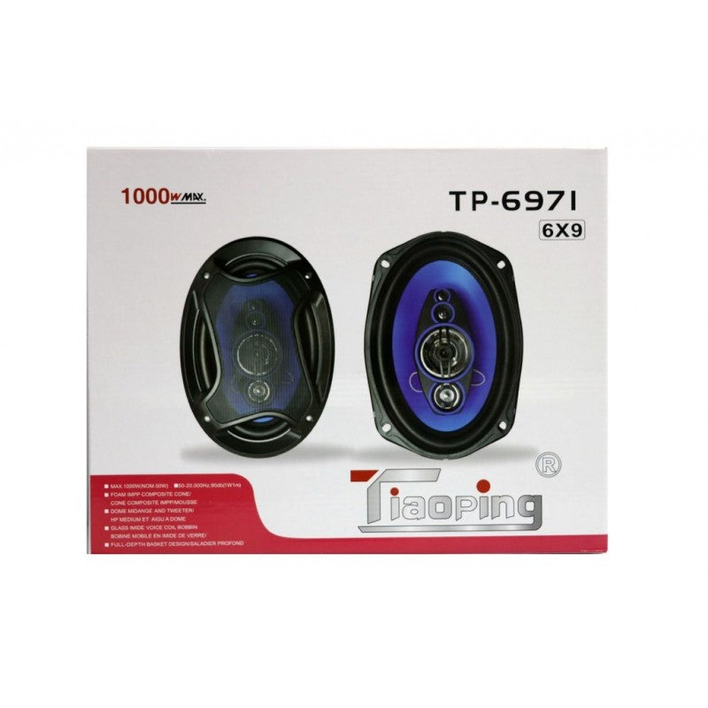 Colunas Auto Tiaoping  1000w TP-6971 6x9