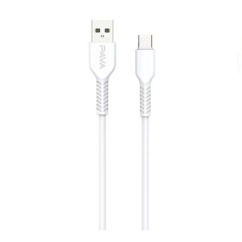 Cabo PAVAREAL USB para Tipo C 5A PA-DC123 2m. branco