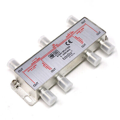 Divisor coaxial de saída EXTRASTAR 6 para TV via satélite ou a cabo