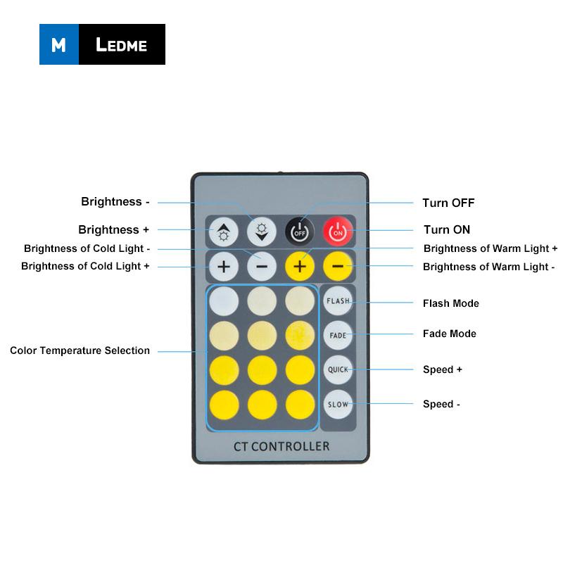 Pack Fita Led 12V 3535 60L - 5 Metros