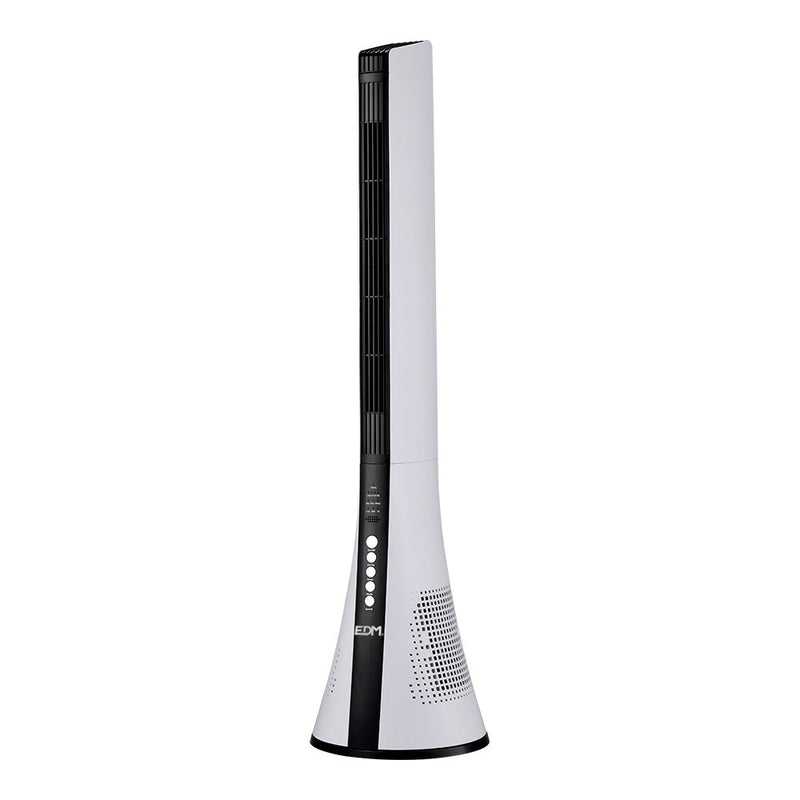 Ventoinha de torre Potência: 50W com controle remoto Branco 28,5x27,8x110,8cm EDM