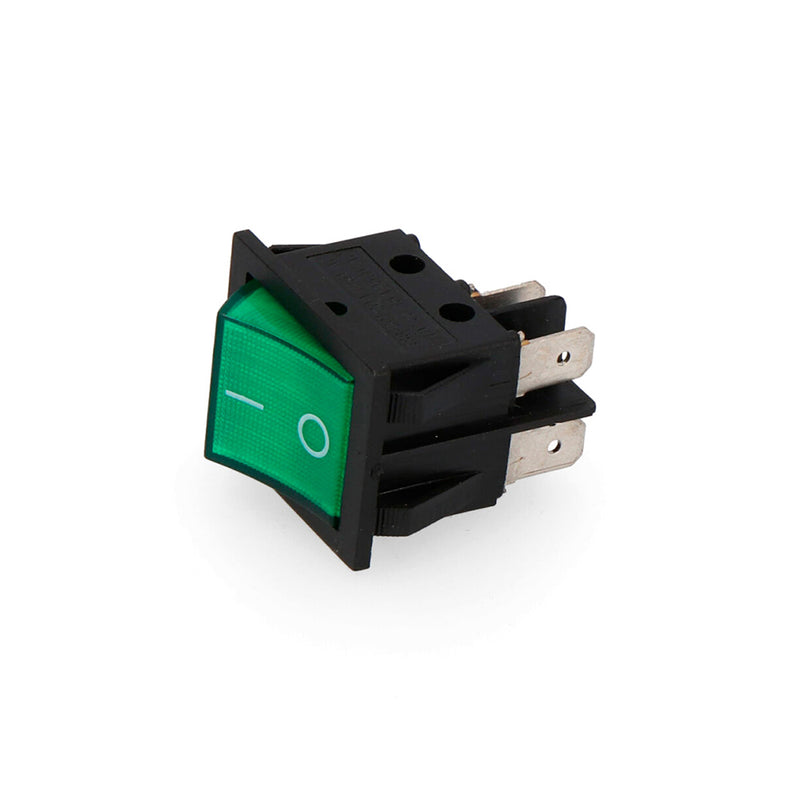 Interruptor Bipolar 15A  250V Verde